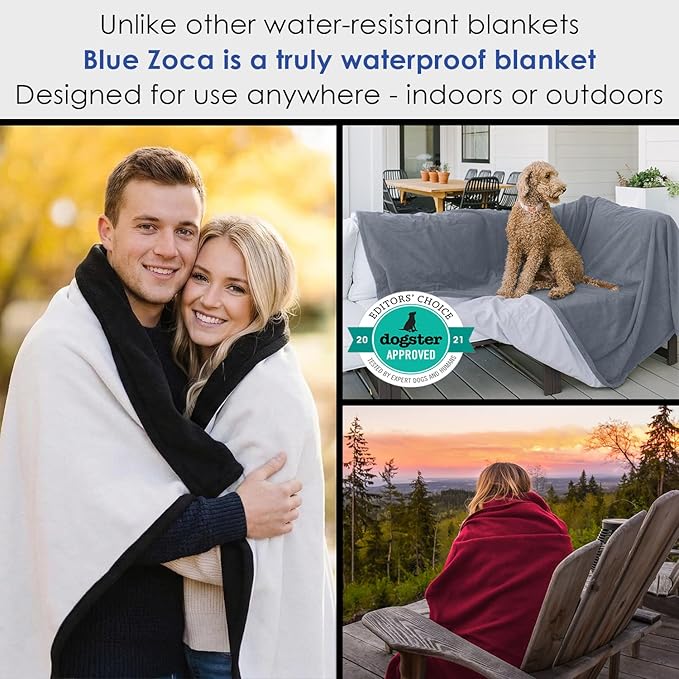 Waterproof Blanket for Bed Intimacy | Cozy Love Blankets Machine Washable &amp Reversible Protection for Couples | Protects Against Spills Pets &amp Accidents - Oversized Queen Size Blanket 65x80