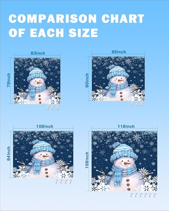Beach Blanket Waterproof Sandproof Merry Christmas Snowman Winter Snow Quick Drying Beach Mat with 4 Stakes White Snowflakes Blue Back Lightweight Picnic Blanket for Travel Camping Outdoor 108x84
