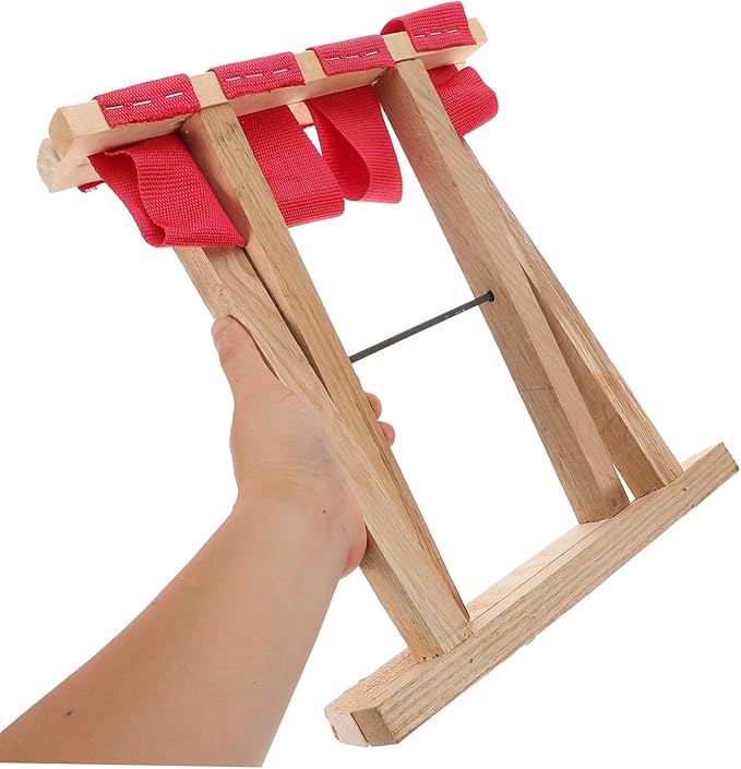 balacoo Compact Folding Camp Stool Lightweight Portable Outdoor Seating for Camping Fishing and Gardening Stylish Design Sturdy Wooden Bracket and Features