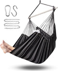 ADVOKAIR Hammock Chair Large 70.9x47.2 32% Bigger XXL Hanging Swing Chair with 500lbs Capacity Heavy Duty Steel Spreader Bar Extra Roomy Comfort for Adult Indoor Outdoor Bedroom Patio