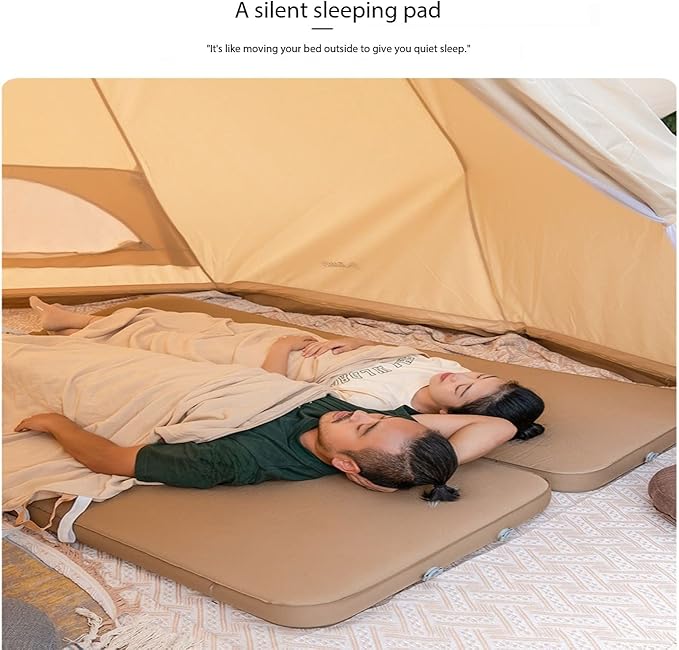 Inflatable Mattress Portable Single-Person Portable Self-Inflating Mattress Suitable for Outdoor Camping Camping Home