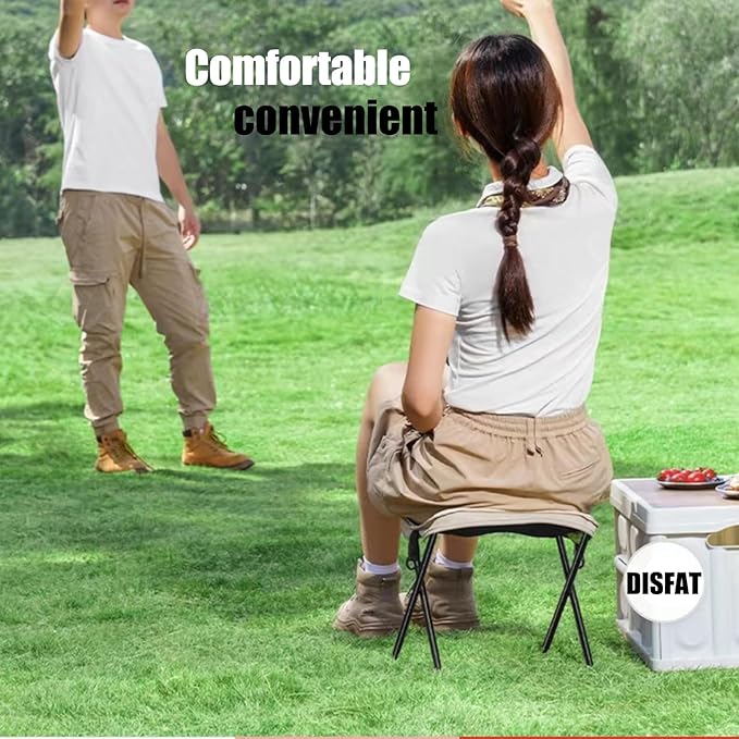 Small Portable Foldable Travel PedalCamping Stool Portable13 in Ultra Light Mini Foot RestCompact Design for Enhanced ComfortNot Suitable for Buyers with Heavier Body Weight.(12.6 in)