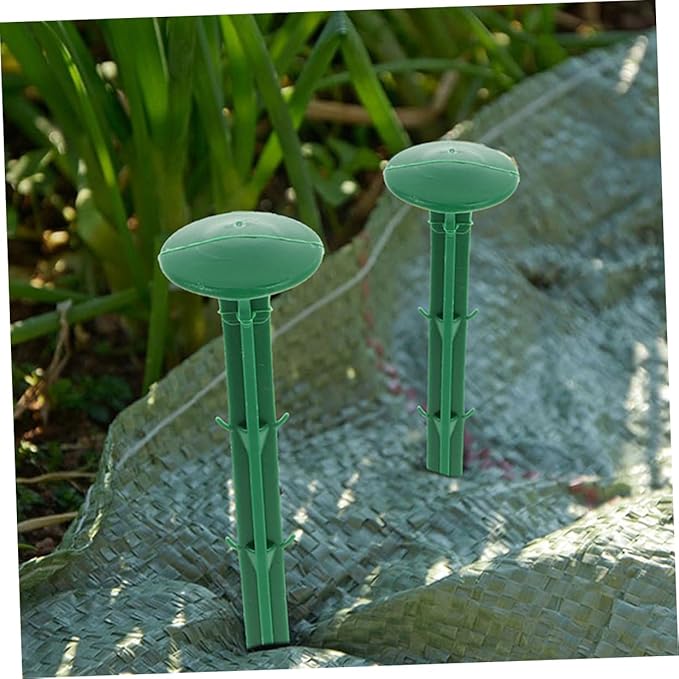 DECHOUS 150pcs Plastic Garden Stakes Ground Nails Versatile for Gardening and Tent Uses