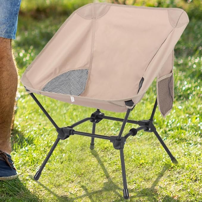 Genérico Folding Camping Chair | Portable Camping Seat - Outdoor Chair | for Campers Hikers Travellers Visitors Beach Concert Park Picnic BBQ
