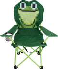 MOUNTAIN SUMMIT GEAR Kids Camping Chair - Foldable Camp Chair with Carrying Case for Outdoor Recreation Sports Camping and Fishing (by Caddis Sports) (2 Frog)