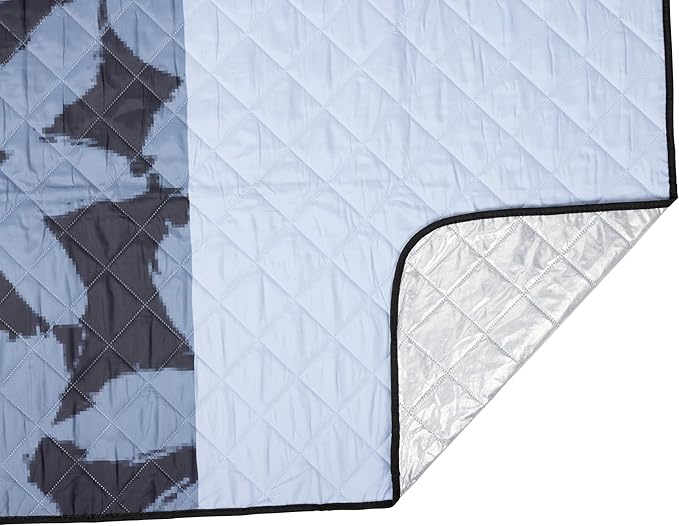 Quiksilver Sand-Free Beach Mat – Large Water-Resistant Outdoor Picnic Blanket Lightweight Foldable Mat for Beach Camping Park or Travel – Fits 4-6 People Quick-Dry Durable