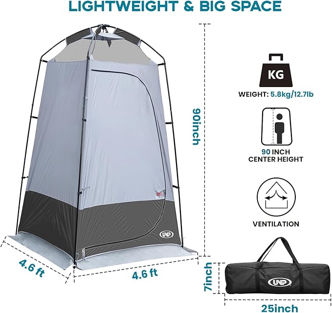 Shower Tent Outdoor Camping Privacy Shelter-Dressing Changing Room-Portable Toilet Tent for Hiking Sun Shelter Picnic Fishing