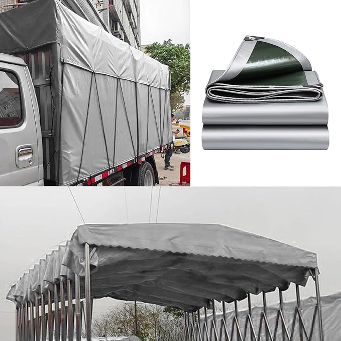 Foldable Camping Tarp Shelter Waterproof Covers for Group Outdoor Activities Barrier Use Easy Travel Camping