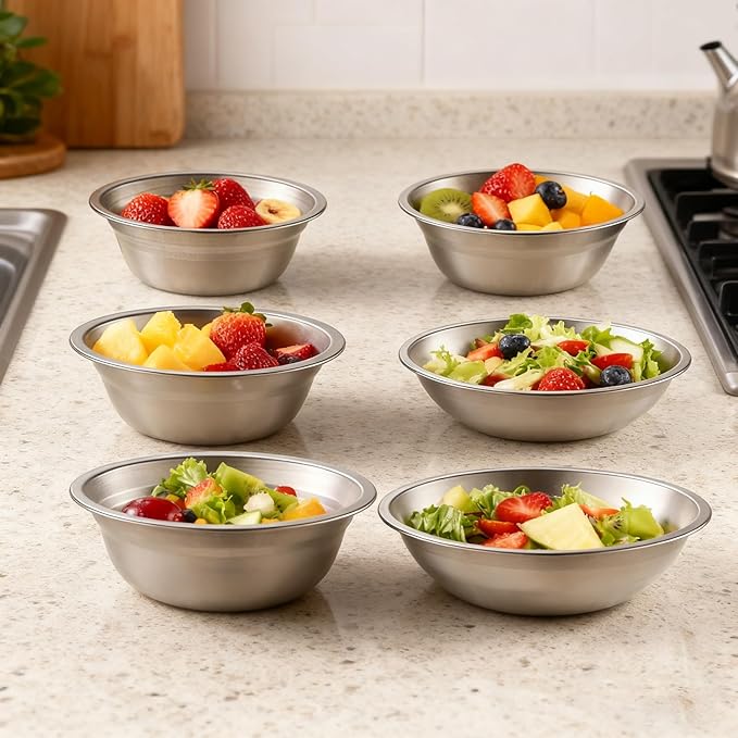 Titanium Bowl 800ml Wide Shallow Dish Mixing Bowl for Camping Meals Salad Pasta 79g Ultralight Druable Multi-purpose Utensils RT100T