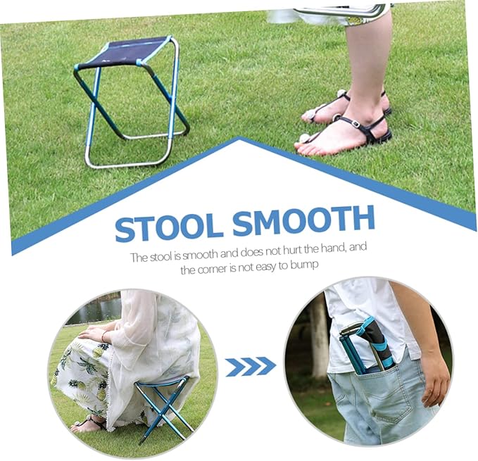 Convenient Beach Supply Folding Stool Carrying Bag Lightweight for Camping Fishing and Travel