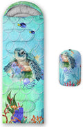 Kids Sleeping Bag for Boys GirlsCheckerboard Cat Print-Lightweight Warm Portable Outdoor Indoor-Waterproof Cold Weather Resistant Sleeping Bag for Camping Hiking