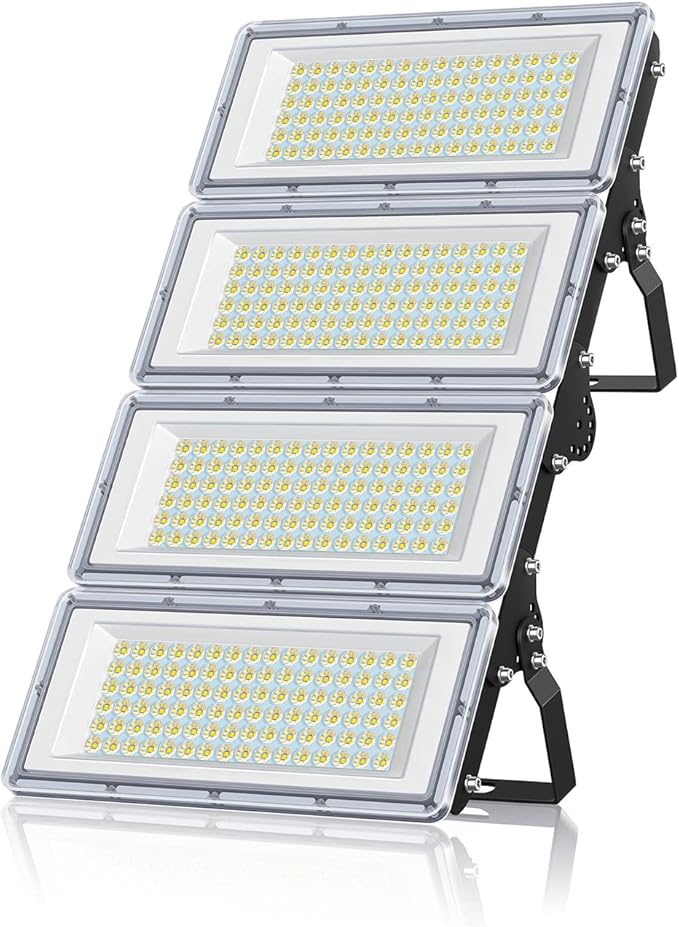 400W LED Flood Light 1 Pack 40000LM 7000K Super Bright Stadium Lights Outdoor LED IP67 Waterproof Stadium Flood Lights Outdoor for YardGarden (400 Watts)
