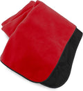Mambe Extreme Weather Outdoor Blanket - Red Large - 100% Waterproof and Windproof Soft Warm Polarfleece with Durable Nylon Shell Use at Sporting Events Camping Picnics Emergency Blanket