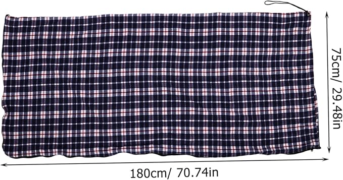Portable Down Liner for Adults Lightweight Foldable Camping and Hiking Sack with Soft Fleece Warm and Space Saving Outdoor Blanket for Travel Picnic and Backpacking
