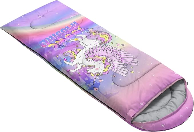 QOOMO Camping Sleeping Bags3 Season Warm &amp Cool WeatherLightweightWaterproof Sleeping Bags for Adults &amp KidsTravelingand OutdoorsCamping Gear Equipment