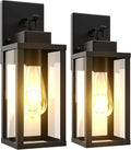 Outdoor Wall Light Fixtures Anti-Rust Porch Lights Outdoor Waterproof Exterior Lighting Fixtures Wall Lantern for Patio Front Door Garage - 2 Pack