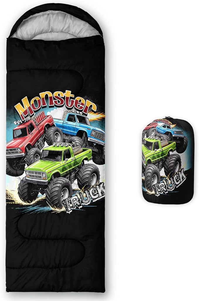 Ocean Themed Sea Turtle Sleeping Bag for Kids Boys GirlsLightweight Warm Cold Weather BackpackingWaterproof Compact Sleeping Bag with Compression Sack for Hiking Camping Outdoor.