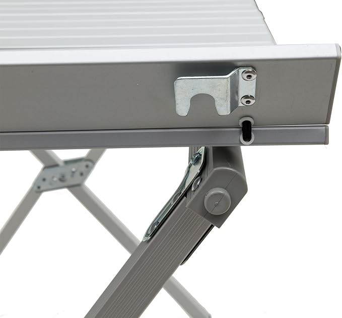 ALPS Mountaineering Folding Camping Table with Smooth Easy-to-Clean Roll Top and Sturdy and Lightweight Aluminum X Frame Shoulder Carry Bag 3 Sizes