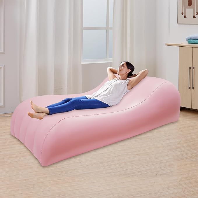 Inflatable BBL Mattress Bed with Hole Supplies Recovery Kit BBL Blow Up Mattress Inflatable Couch Inflation Pump Waterproof Air Mattress Medical Sofa Chair Inflatable Mattress