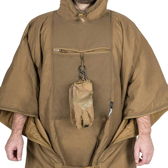Helikon-Tex Swagman Roll Military Poncho - Multi-purpose Poncho &amp Emergency Poncho - Survival Gear - Woobie Blanket &amp Jacket