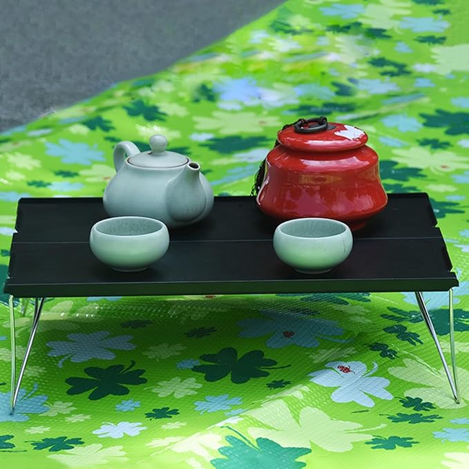 Camping Table Camping Table Portable Folding Camping Side Table Aluminum Tables Top Waterproof Travel Table Fold Up Table