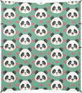 Camping Sun Shelters Panda and Red Heart Beach Canopy 126 * 110.2in