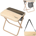 16 Extra Tall XL Portable Chair for Adults Collapsible Purse Chair Heavy Duty Camp Seat with 3 Storage Pockets for Fishing Hiking Gardening Lightweight Travel Purse Stool
