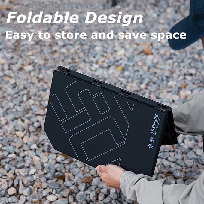 Folding Camp Table 2 in1 Adjustable Height(16 inch/4 inch) Foldable Camping Desk Outdoor Camping Table Picnic Table for Cooking Beach Hiking Travel Fishing BBQ