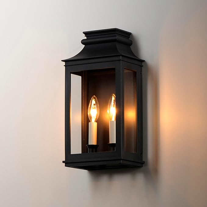 Maxim Savannah VX - 2 Light Outdoor Wall Mount-15.25 Inches Tall and 7.75 Inches Wide-Black Oxide Finish
