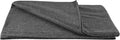 FOX OUTDOOR PRODUCTS Wool Blanket - Warm Lightweight Wool Blend Blanket with Whip-Stitched Edges for Outdoor &amp Home Use GI Style - Grey