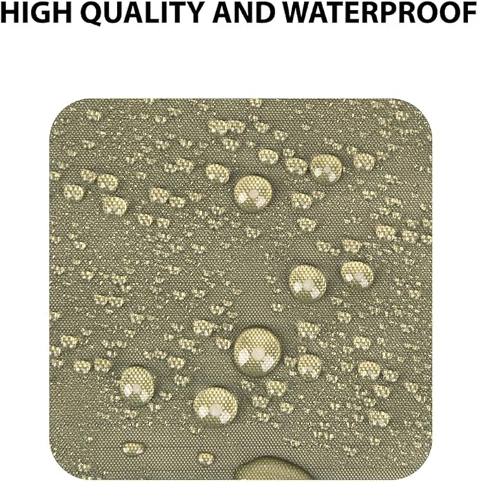 Gold Armour Rainfly Tarp Hammock Premium 14.7ft/12ft/10ft/8ft Rain Fly Cover Waterproof Ultralight Camping Shelter Canopy Survival Equipment Gear Camping Tent Accessories (OD Green 10ft x 8ft)