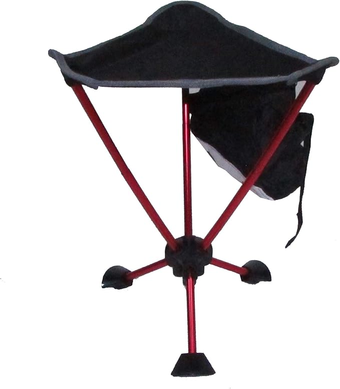 Travel Chair Tripod Chair 3-in-1 Adjustable Portable Stool for Hiking &amp Camping