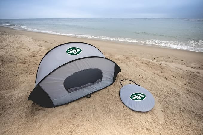 Picnic TIME NFL Manta Portable Beach Tent - Pop Up Tent - Beach Sun Shelter Pop Up