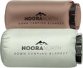 Down Camping Blanket with Footbox – Lightweight Packable Water Resistant Backpacking Quilt &amp Warm Puffy Compact Outdoor Throw – 52x77 with Stuff Sack for Stadium Hiking &amp Travel