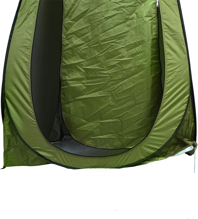 XKMT- Beach Portable Pop Up Changing Tent/Outdoor Privacy Tent/Camping Toilet Tent/Window Rain Shelter/Foldable With Carry Bag [P/N: ET-OUTDOOR005-GREEN]