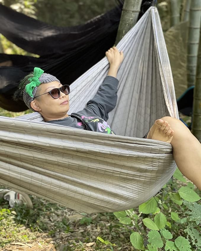 Sunyear Camping Hammock 4 Season Quilted Winter Hammock- Cozy and Durable Best for Cold Weather