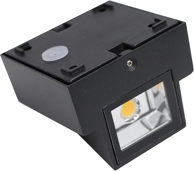 3W LED Outdoor Exterior Wall Step Down Light Fixture Lamp Black Finish Cool White