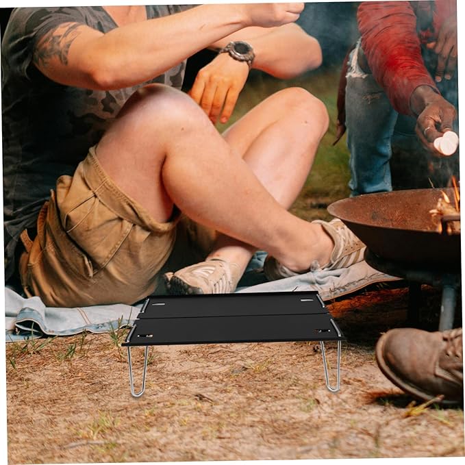 Aluminum Alloy Folding Table Outdoor Picnic Desk Multi-Purpose Tea Table Easy Fold