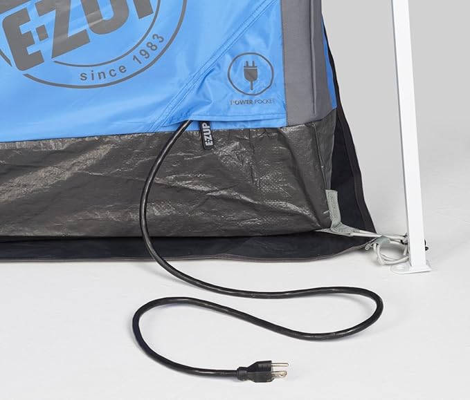 E-Z UP Camping Cube 6.4 Converts 10' Straight Leg Canopy into Camping Tent Limeade