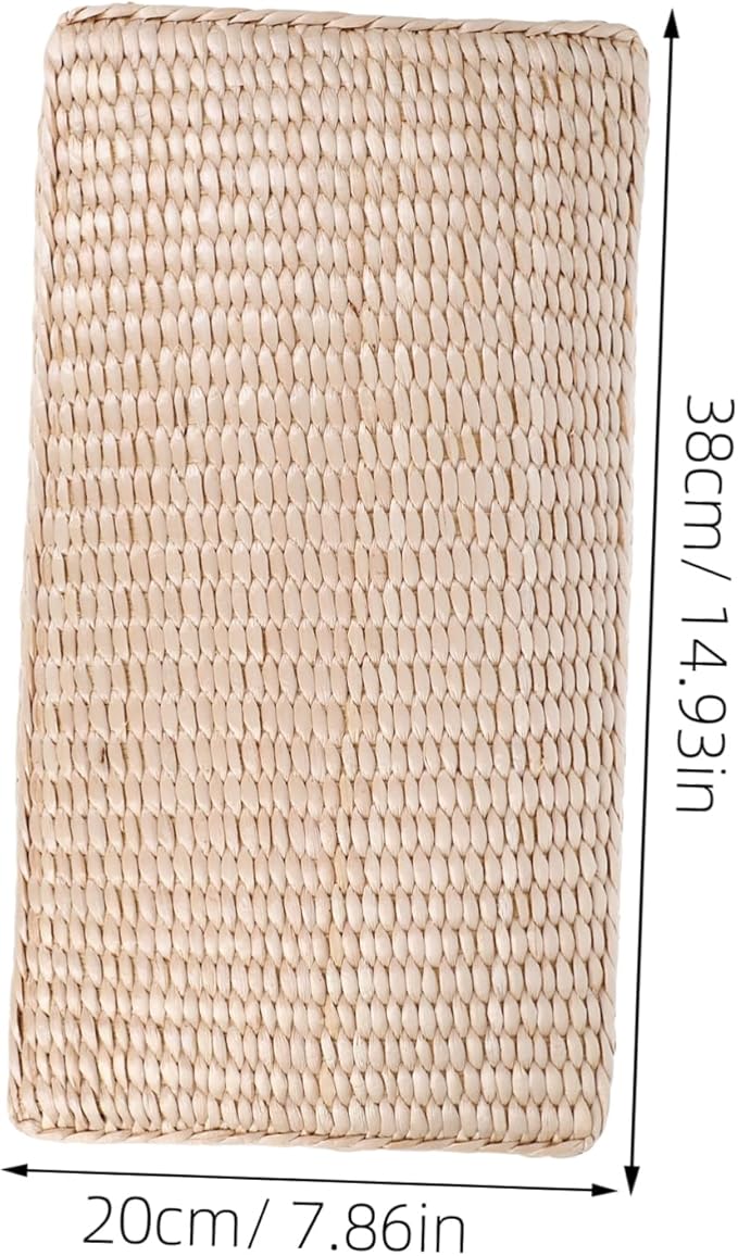 Healifty Cooling Straw Woven Sleeping Pillow for Sweat Steam Rooms Neck Support for Comfortable Sleep Handmade Design for Health and Wellness