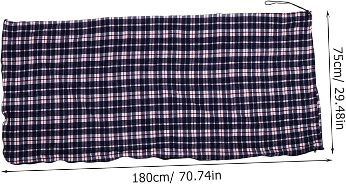 Lightweight Foldable Fleece Liner for Adults Warm Indoor Outdoor Use Portable Travel Camping Hiking Nap Sack Machine Washable Material