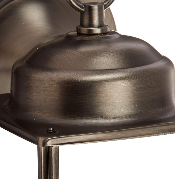 Generation Lighting 8592001-965 New Castle One Light Outdoor Wall Lantern Antique Brushed Nickel Finish