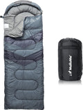 MalloMe Sleeping Bags for Adults Cold Weather &amp Warm - Backpacking Camping Sleeping Bag for Kids 10-12 Girls Boys - Lightweight Compact Camping Essentials Gear Accessories Hiking Sleep Must Have