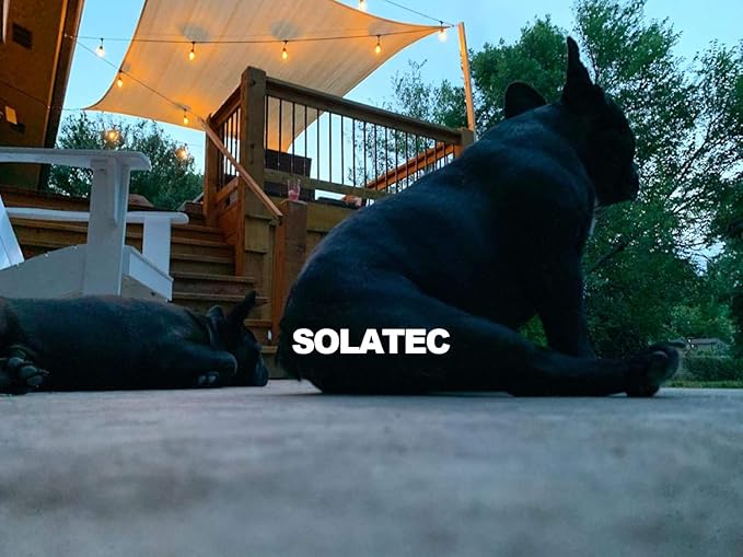 Solatec LED String Lights Shatterproof 96FT 30 Hanging Sockets Commercial Grade Waterproof 2W Outdoor String Light Decor for Patio Garden Balcony Deck S14 2W (30 Lights 96FT)