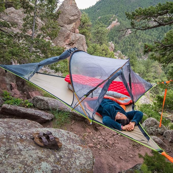 Tentsile Connect V3 2-Person Tree Tent Hammock The Original Tree Tent Company 880 Pound Capacity Portable Treehouse Heavy Duty Ratchets Included Designed in The UK