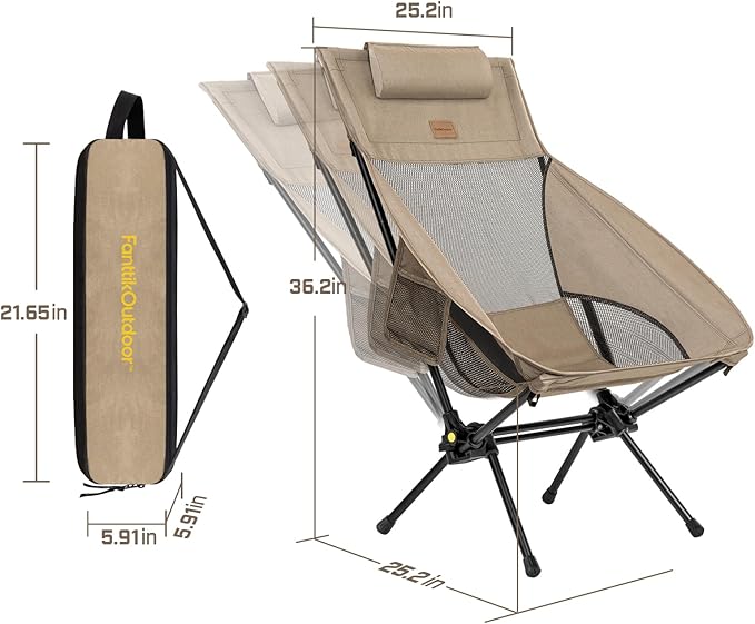 FanttikOutdoor Zeta L8 Max Camping Chair&ampFanttikOutdoor Zeta C4 Pro Camping Tent 4 Person Instant Cabin