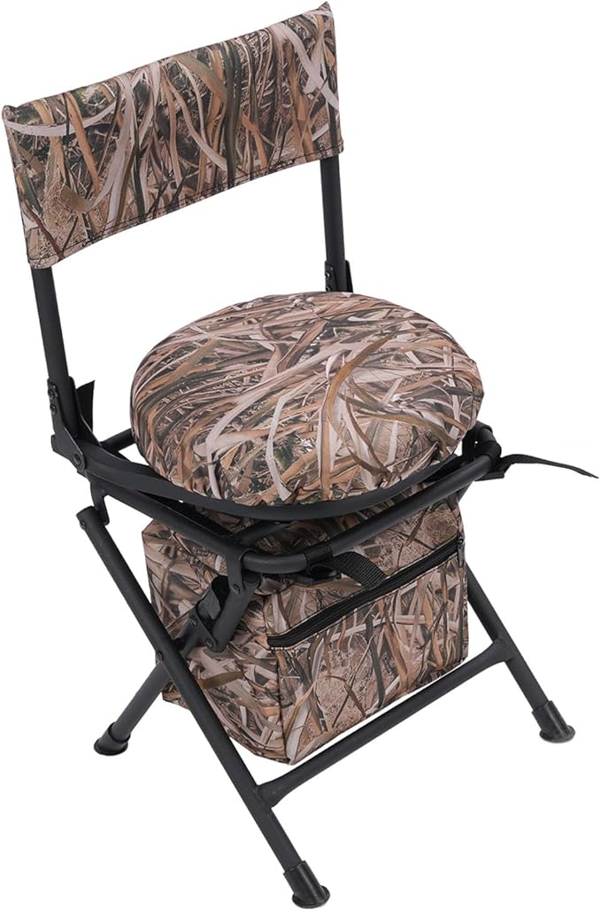 Lightweight Folding Chairs for Outside 360 Degree Camping Chair Portable Fishing Chair Foldable Compact Fishing Stool for Outdoor