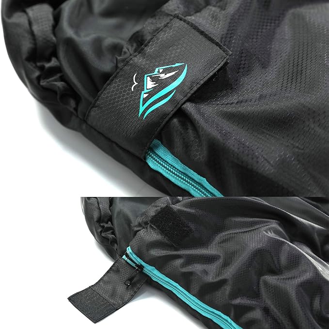 FE Active Camping Sleeping Bag - 3-4 Seasons Extra Long or Lightweight Hooded Warm Outdoor Compact &amp Lightweight Sleeping Bag for Camping Backpacking Hiking Travel | Designed in California US