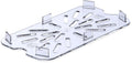 Carlisle FoodService Products 3069507 Plastic Drain Shelf for 1/4 Size Food Pan Clear 0.6 Inches (Pack of 6)
