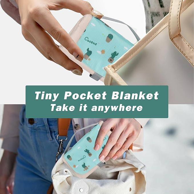 Picnic Blanket Waterproof – Packable Sand Proof Beach Blanket (0.42lb/0.66lb) Compact &amp Foldable Fits in Pocket with Integrated Stakes Ideal for Camping Hiking Travel Concert Festival